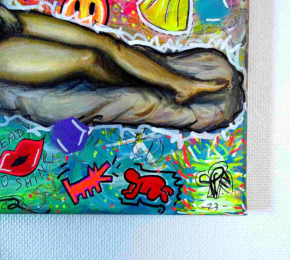 Miniature : venus peinture pop art