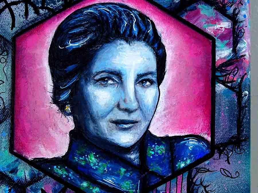 Miniature : Peinture simone veil