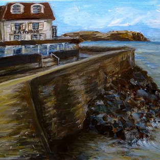 peinture paysage marine