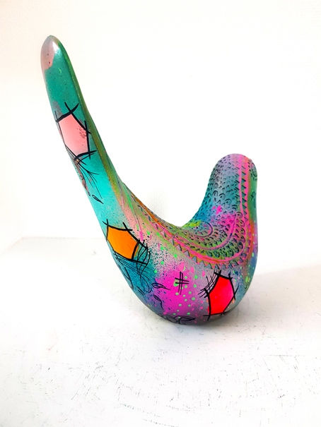 Miniature : statue oiseau