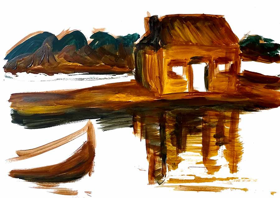 peindre eau cours peinture