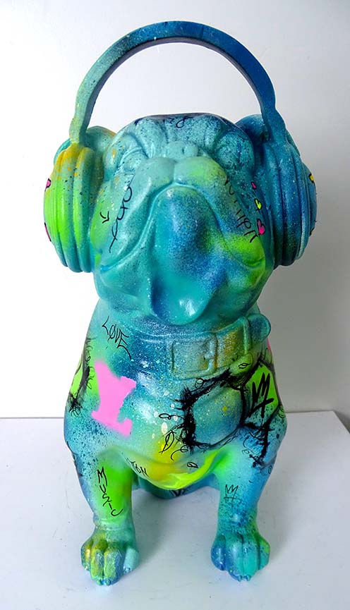 Bulldog Music Sculpture