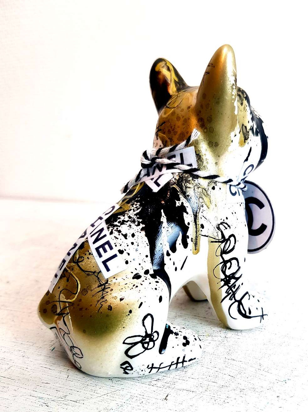 Miniature : Pop Art Bulldog Miniature Chanel