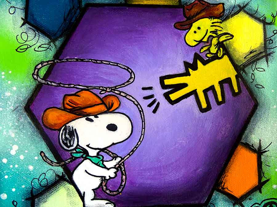 Miniature : Tableau Snoopy Haring