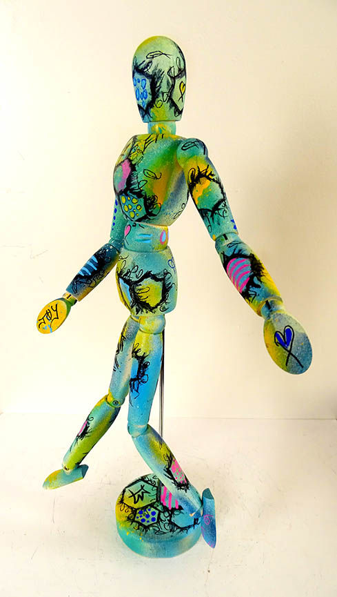Miniature : Sculpture "Art Manikin" Mannequin Bois Articulé