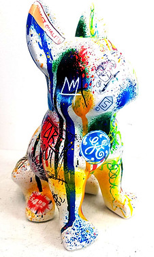 Sculpture Bulldog Pop Art