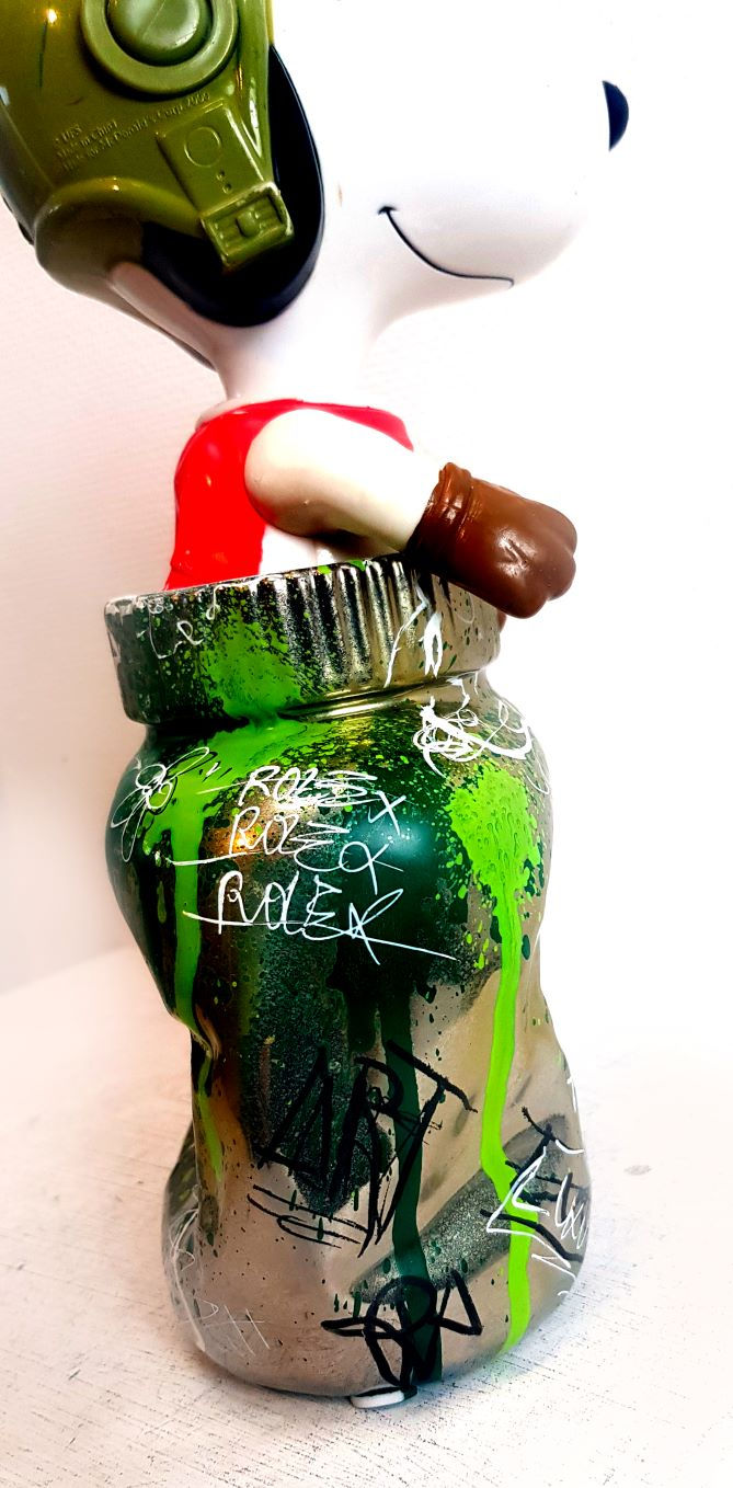 Miniature : Snoopy Rolex Pop Art Sculpture