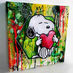 Thumbnail: Peinture Snoopy Amour Street Art