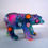 Miniature : statue ours pop art