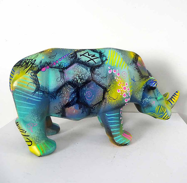 Sculpture Rhinocéros