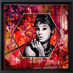 Thumbnail: Audrey Hepburn Portrait Street Art Floral
