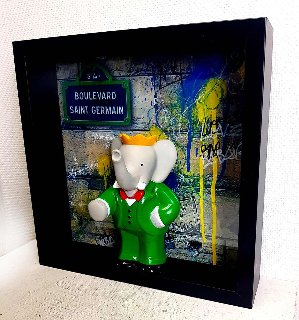 Miniature : Sculpture Street Art 3d Babar