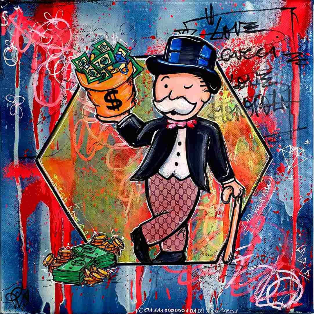 Peinture Monopoly Street Art