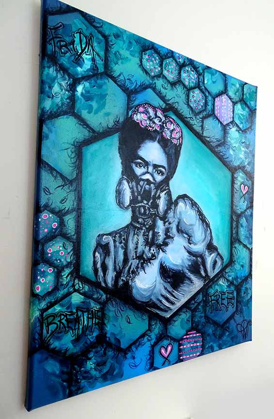 Thumbnail: Peinture Frida Kahlo - Hexa FrEEdA