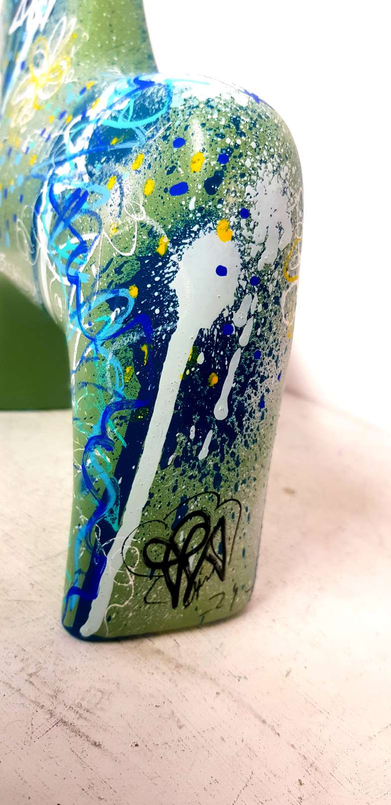 Thumbnail: Sculpture pop art cheval dala