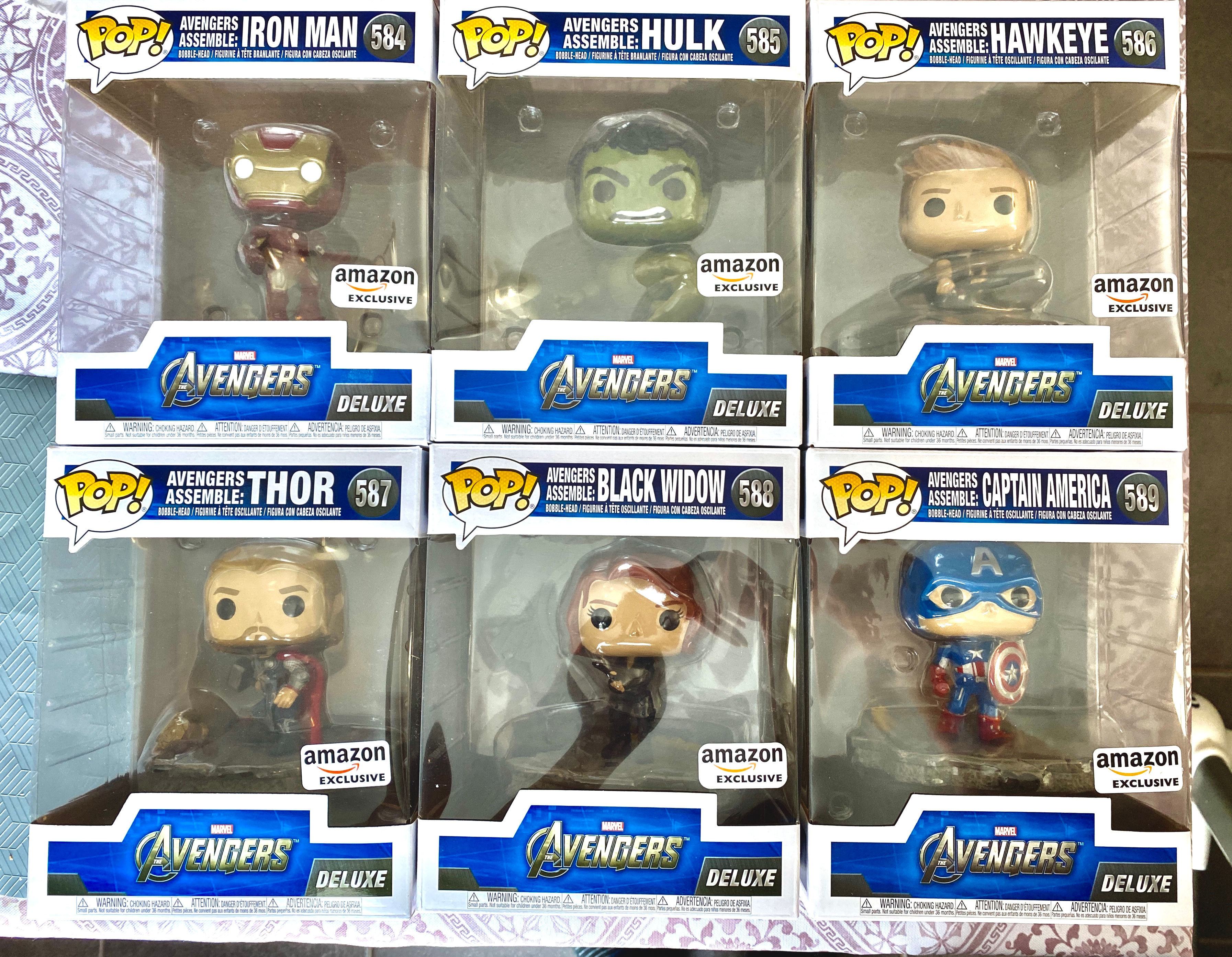 Pop! Avengers Assemble set 6 Deluxe