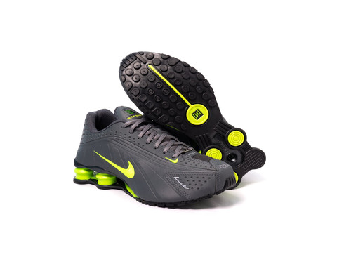 Tenis Nike Shox R4 Grafite Verde [F116] | Charise Group