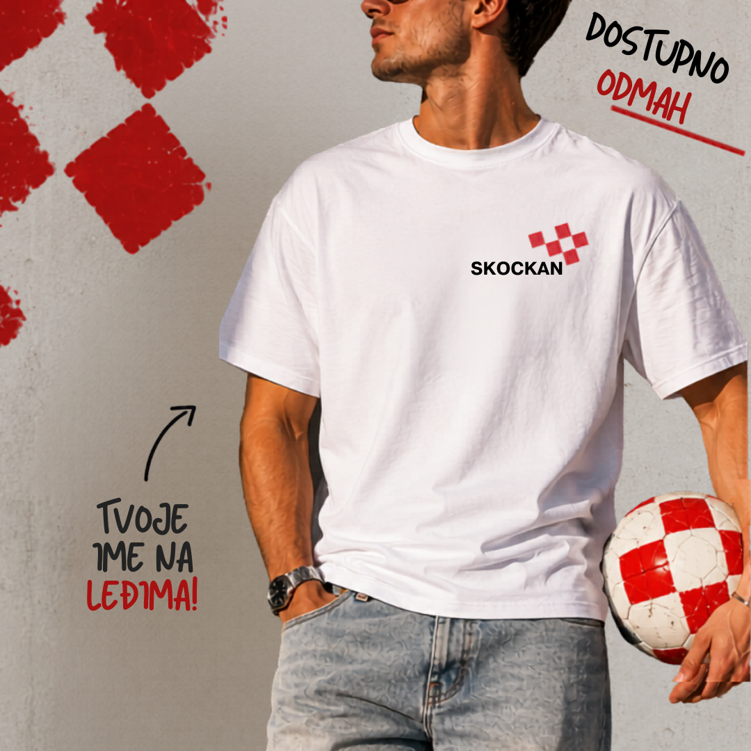 Navijačka Majica "Skockan" Pamučna