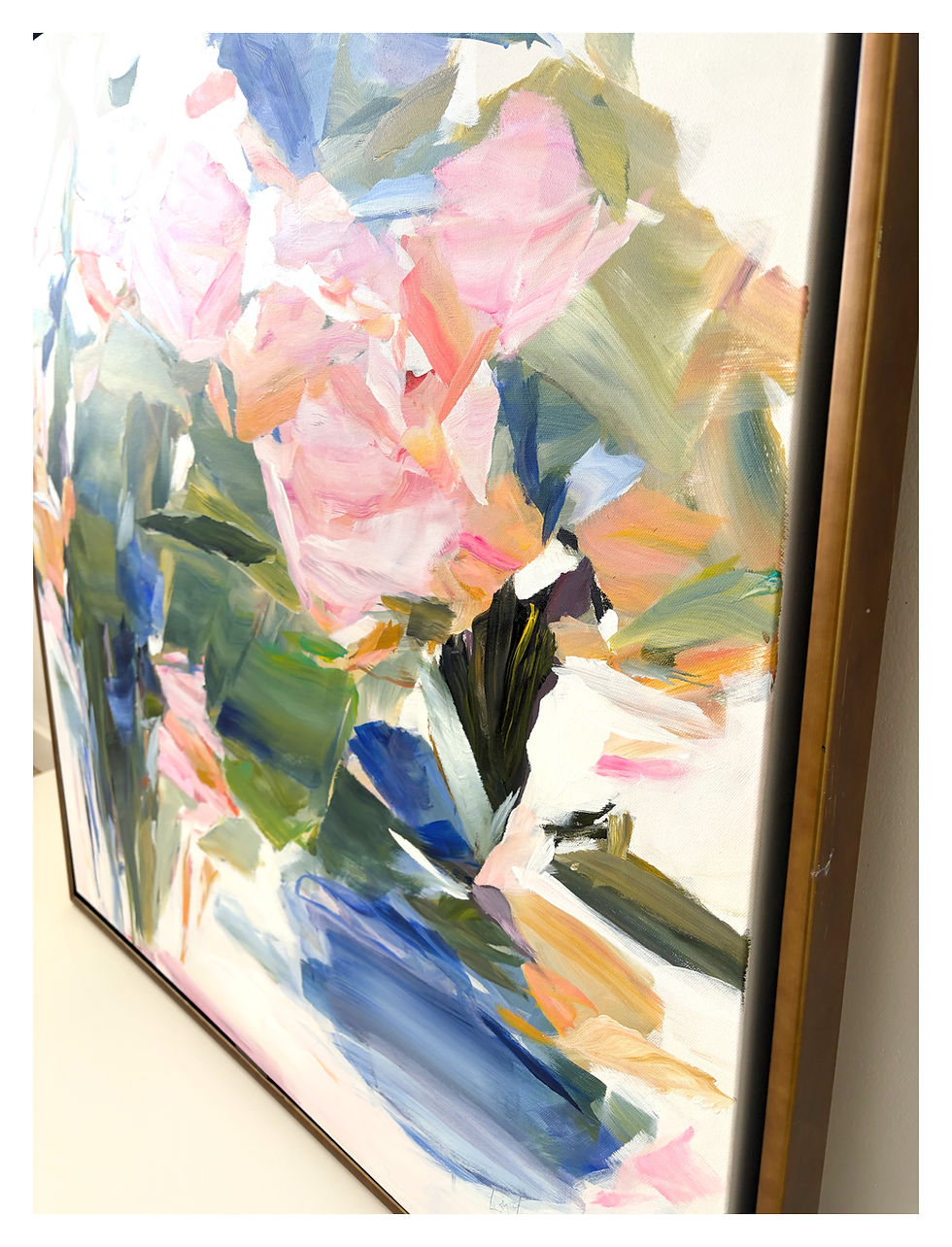 Thumbnail: “Hold my bouquet” on canvas, original 36x36