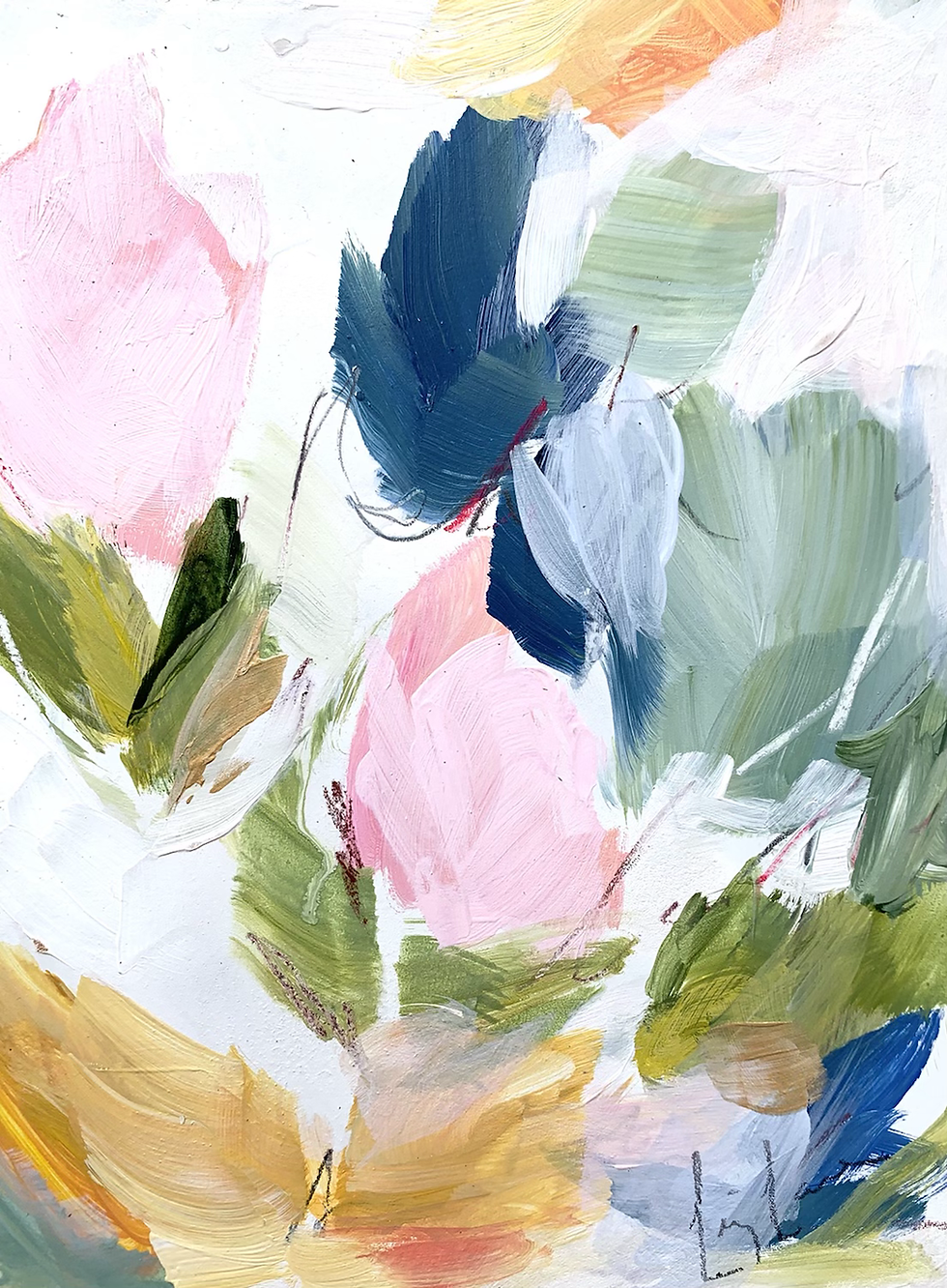 Thumbnail: Bouquets at Brunch, 9x12