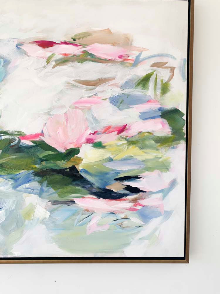 Thumbnail: Figaro and Susanna,  38x50 framed, mixed media on canvas