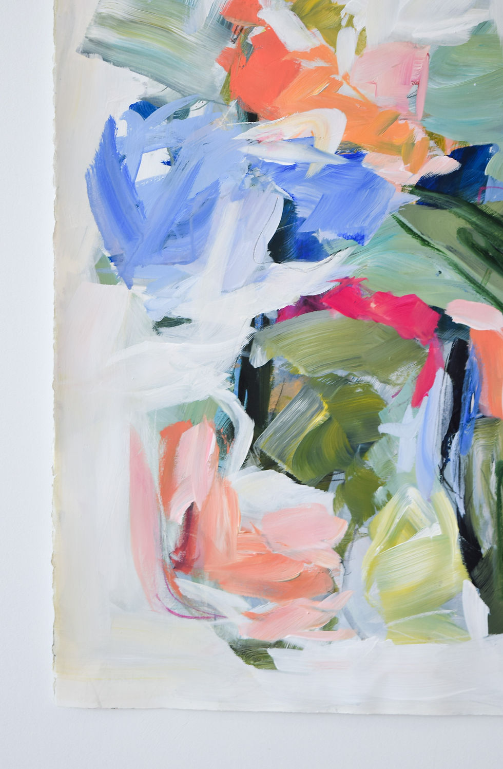 Thumbnail: Feeling Blue in a happy way, 22x30