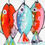 Thumbnail: Fish on canvas 12x12