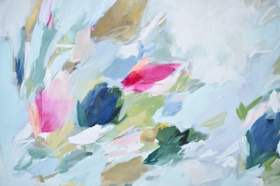 Thumbnail: Floating flower kites, 36x48