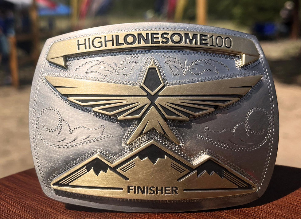 High Lonesome 100 Finisher Belt Buckle