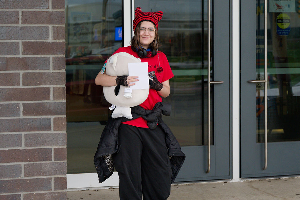 GFESS Student with merch