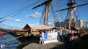 Erie Insurance onboard again for the TALL SHIPS CHALLENGE(r) Great Lakes Series