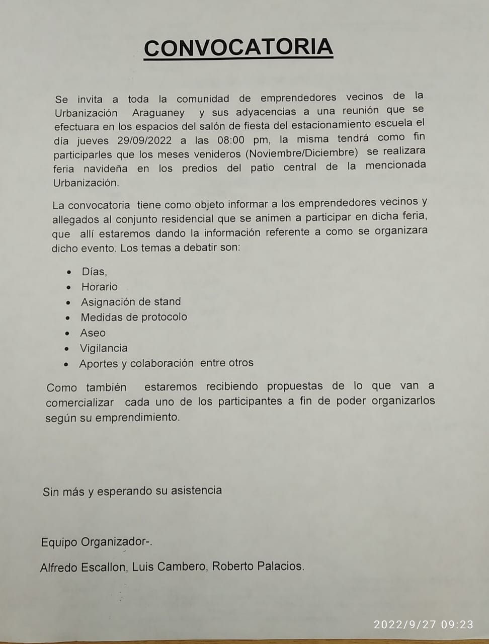 Reunión! 