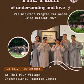 “The Path of Understanding and Love” Pre-Aspirant Program for women Rains Retreat 2026