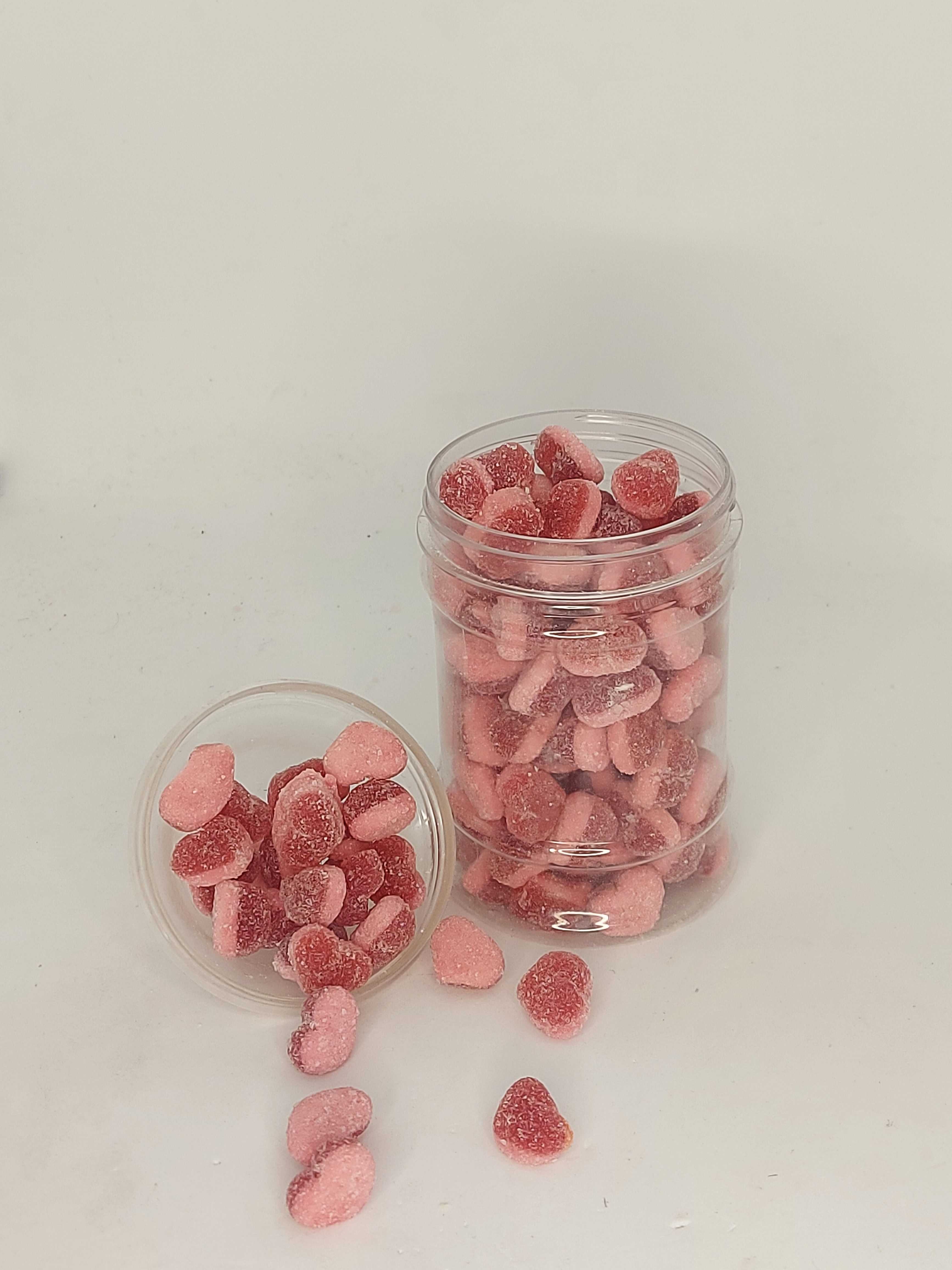 Sweetzone Fizzy Strawberry Hearts