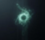 A high-resolution, minimalist digital organism suspended in a dark matte background