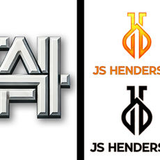 JS Henderson and A Hardly Scene logo side by side