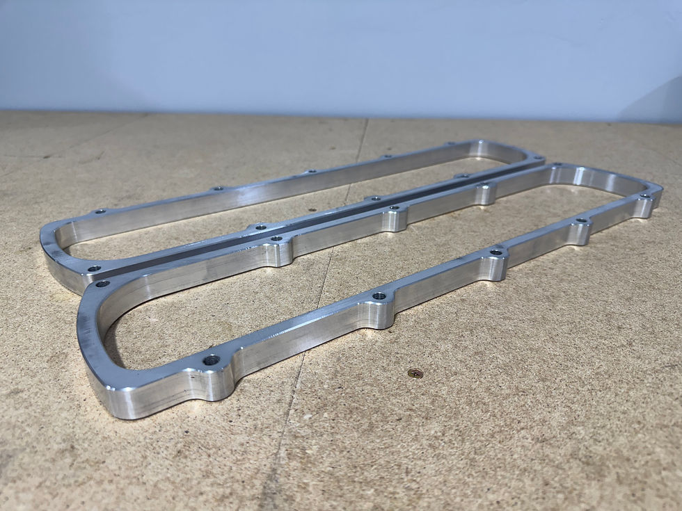 Thumbnail: Oldsmobile Billet Valve Cover Spacers (Pair)