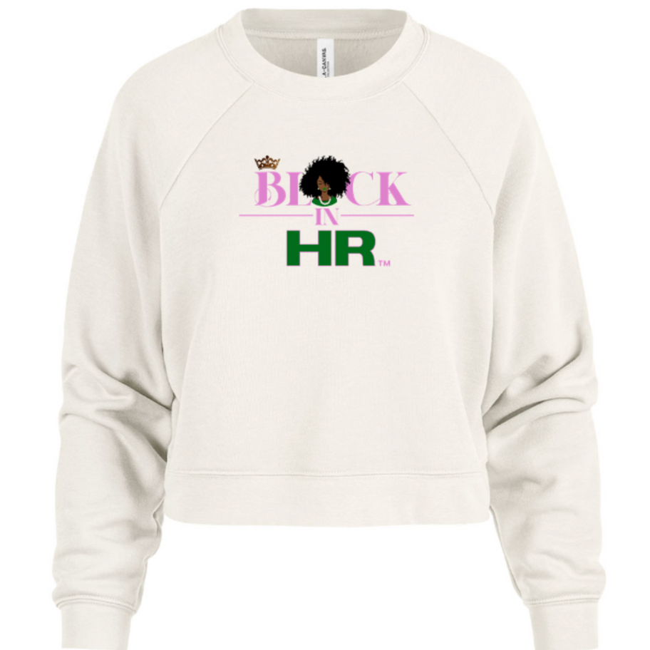 Cream sweatshirt with crown,