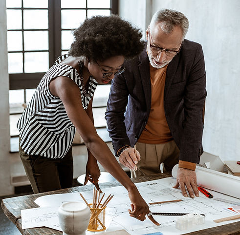 A Man and a Woman looking at a Design_edited.jpg