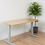 Thumbnail: Electric height adjustable bamboo desk top with 2-stage frame