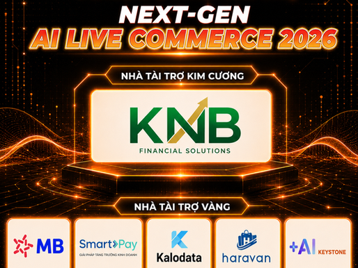 NEXT-GEN AI LIVE COMMERCE công bố các nhà tài trợ đồng hành cùng sự kiện