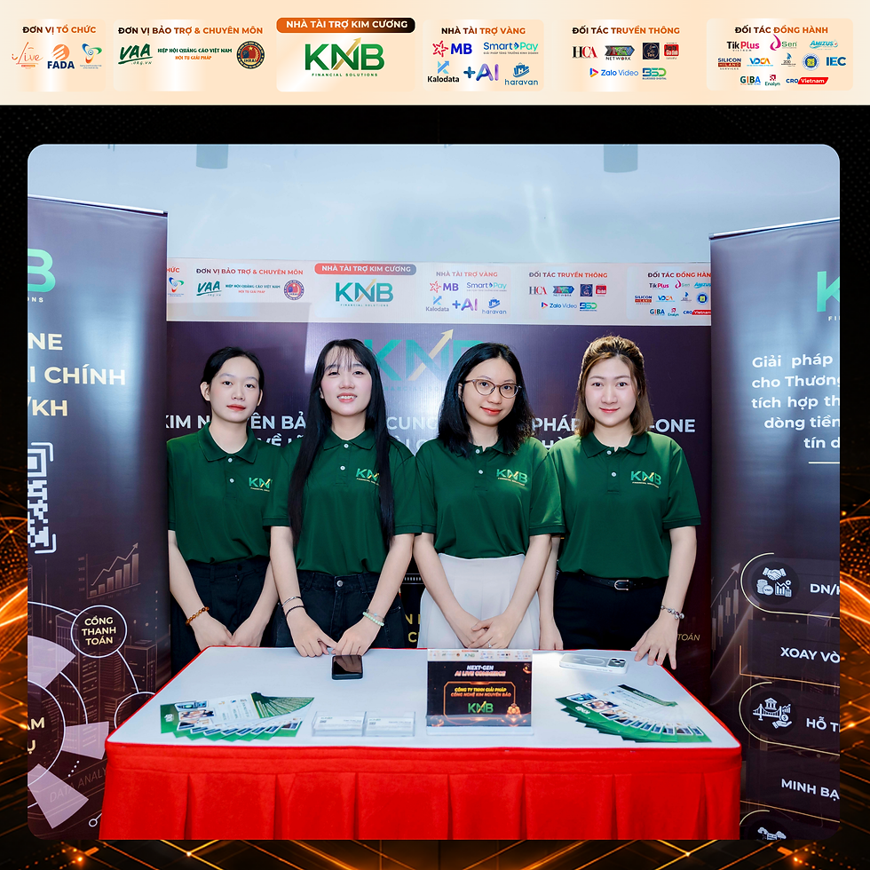 CÔNG TY TNHH GIẢI PHÁP CÔNG NGHỆ KIM NGUYÊN BẢO tham gia đặt booth tại sự kiện.