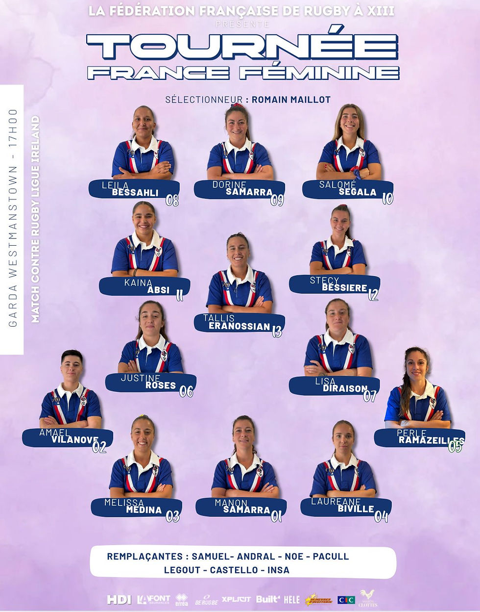 Deux Béglaises chez les Bleues