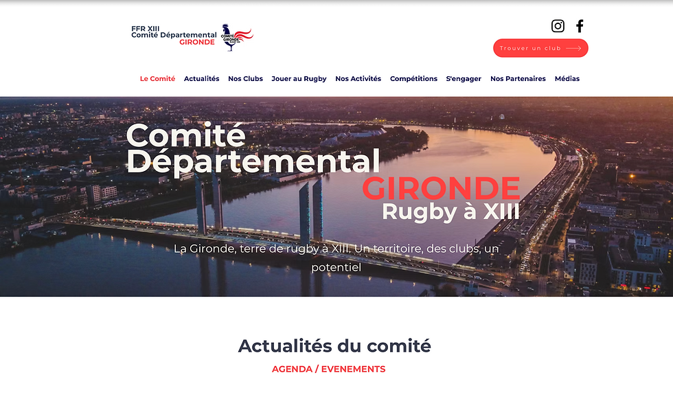 Bienvenue sur le nouveau site du Comité de Rugby à XIII de la Gironde