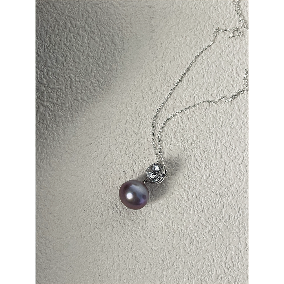 Enchanting Purple Diamond Necklace