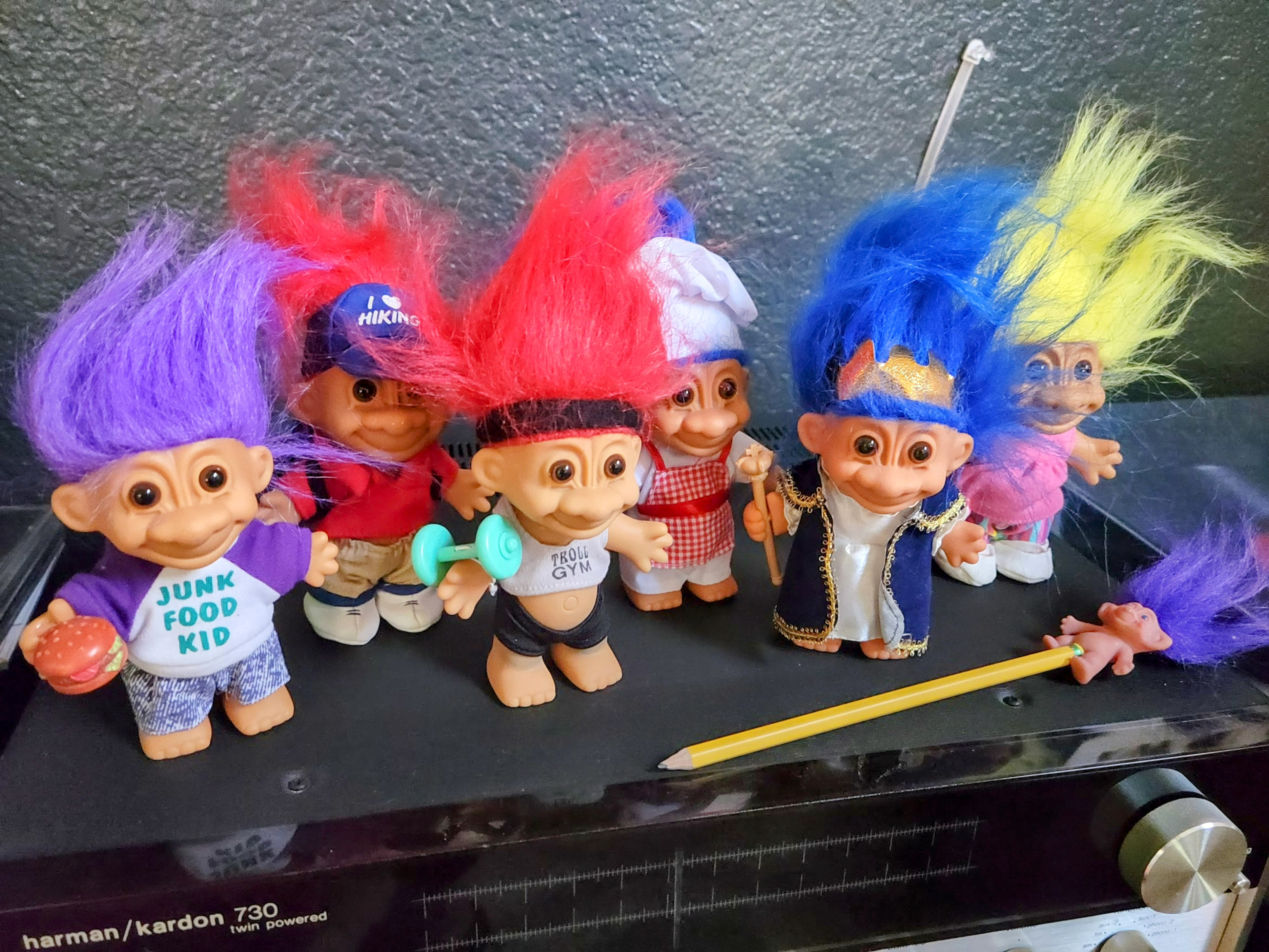 80s+90s Vintage Russ Troll Doll Collection