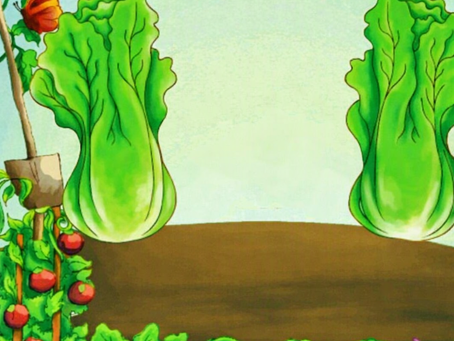 "Dont be a Bully" in the Vegetable Garden Series 