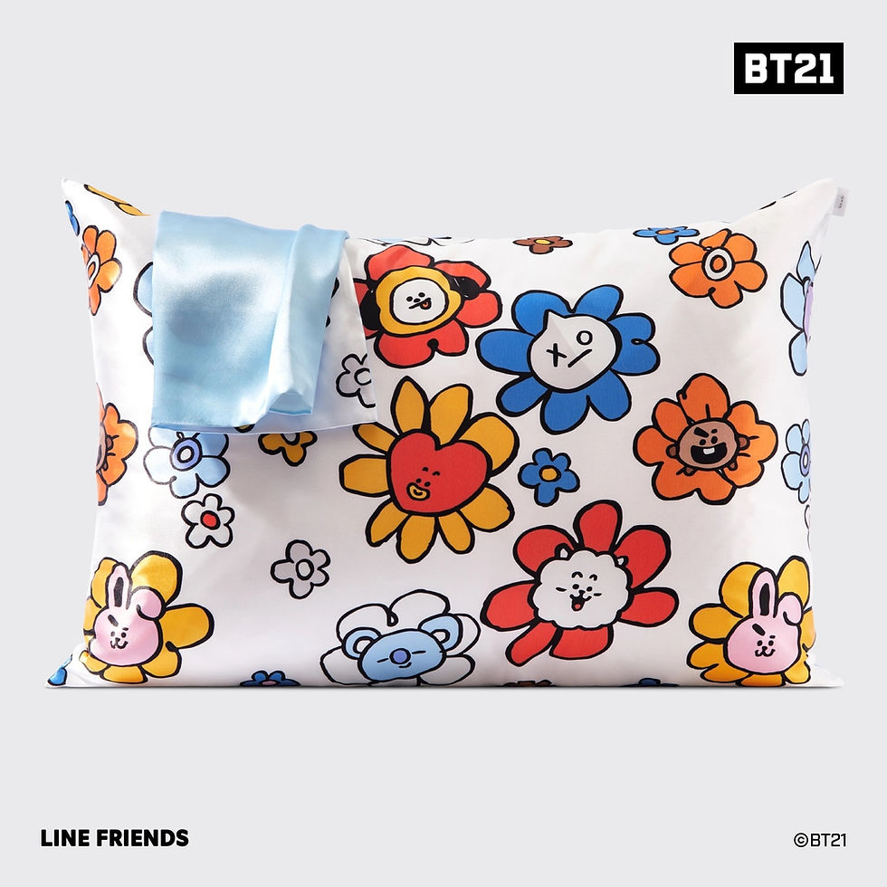 Thumbnail: BT21 X Kitsch Satin Pillowcase Standard - Koya