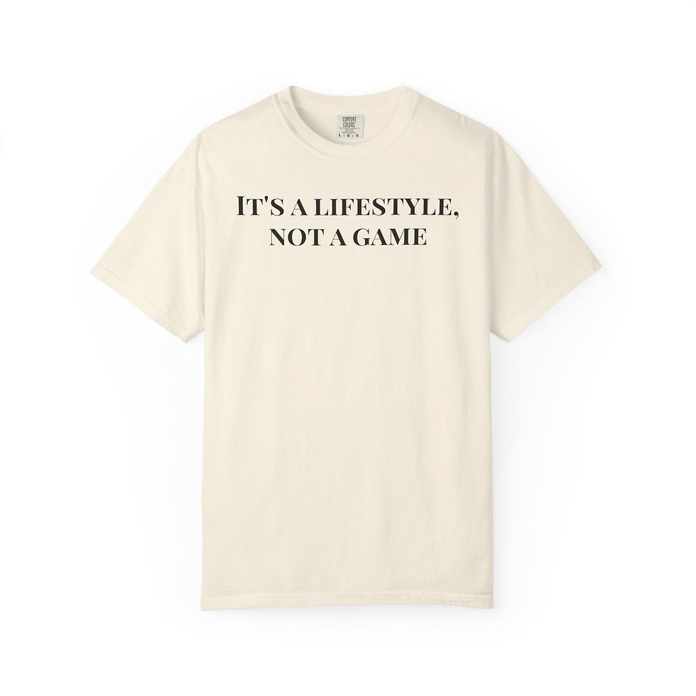 Thumbnail: "It's a Lifestyle, Not a Game" T-Shirt — Mahi Girl Graphic Tee
