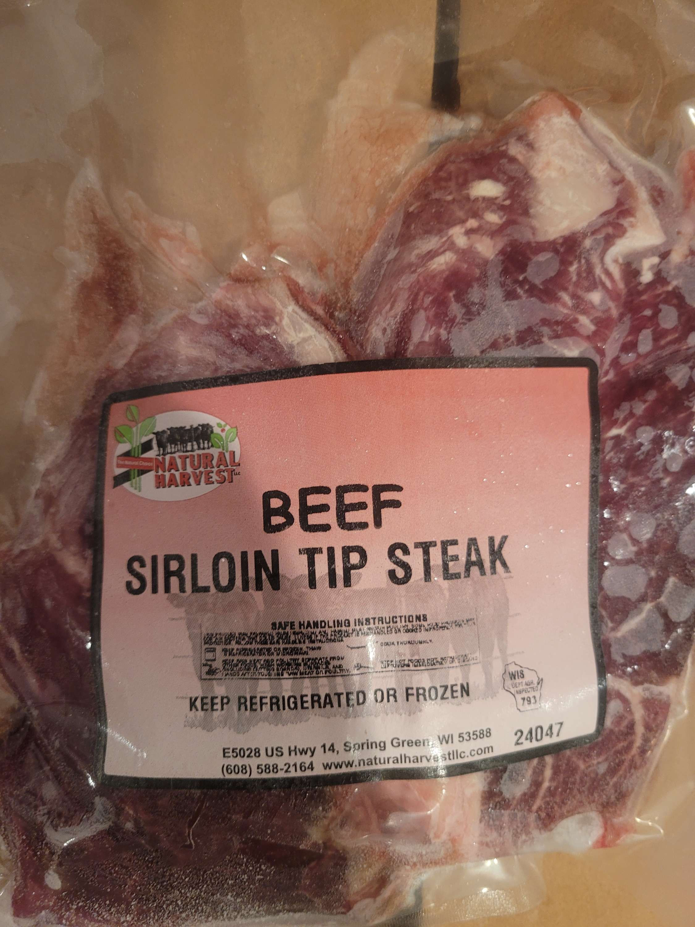 Sirloin tip steak